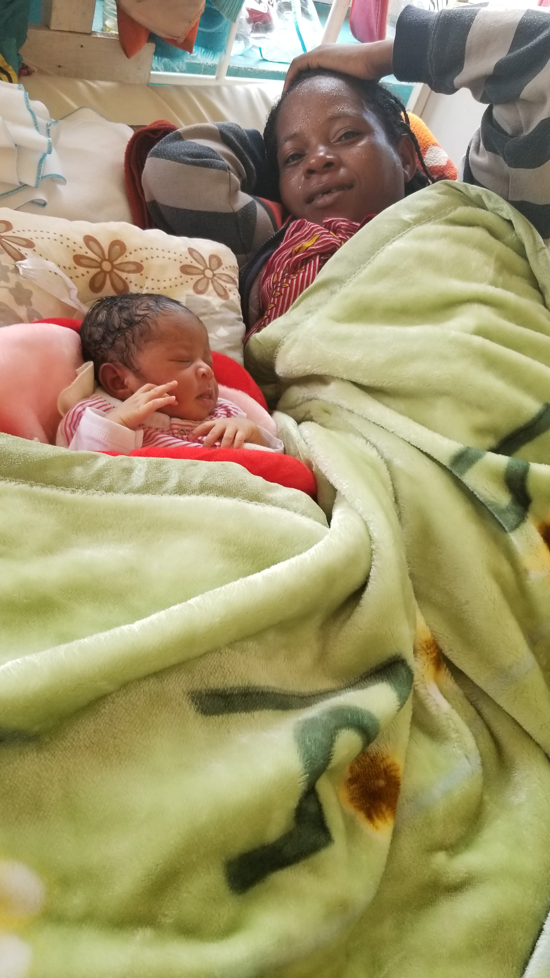 Mama Fara and baby Michelle Adelene